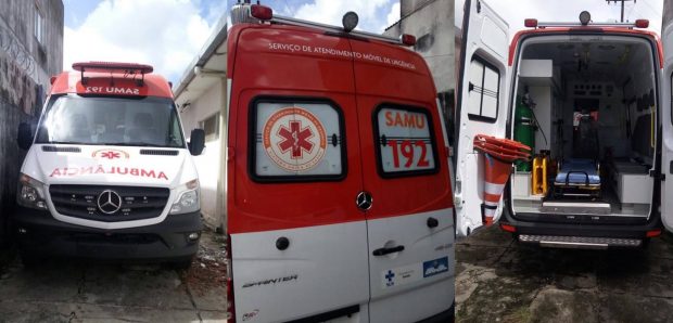 Prefeitura de Caaporã recebe novas ambulâncias do Samu de suporte básico e avançado