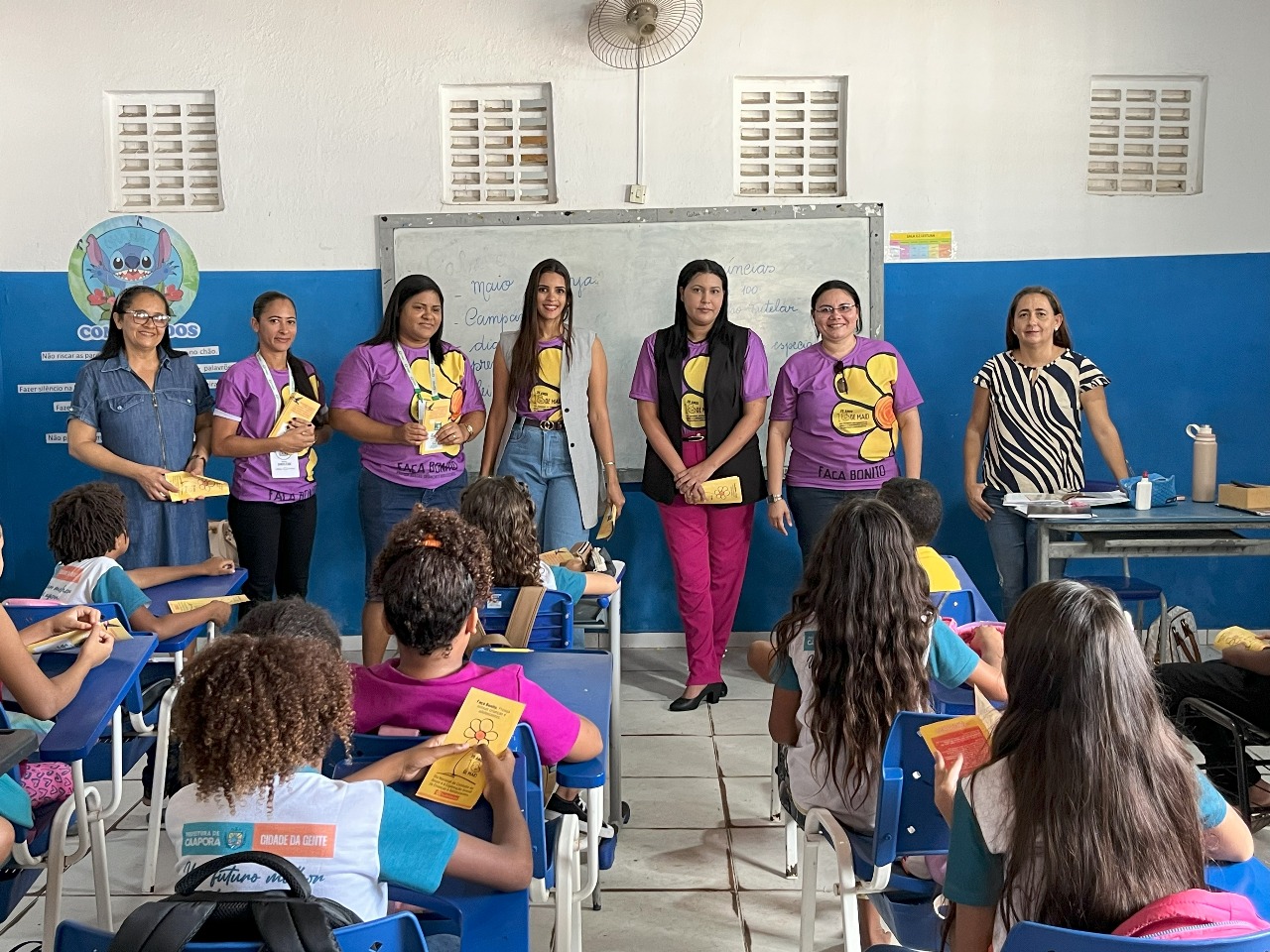 Educação e cuidado: Caaporã promove ação nas escolas contra violência sexual infantil