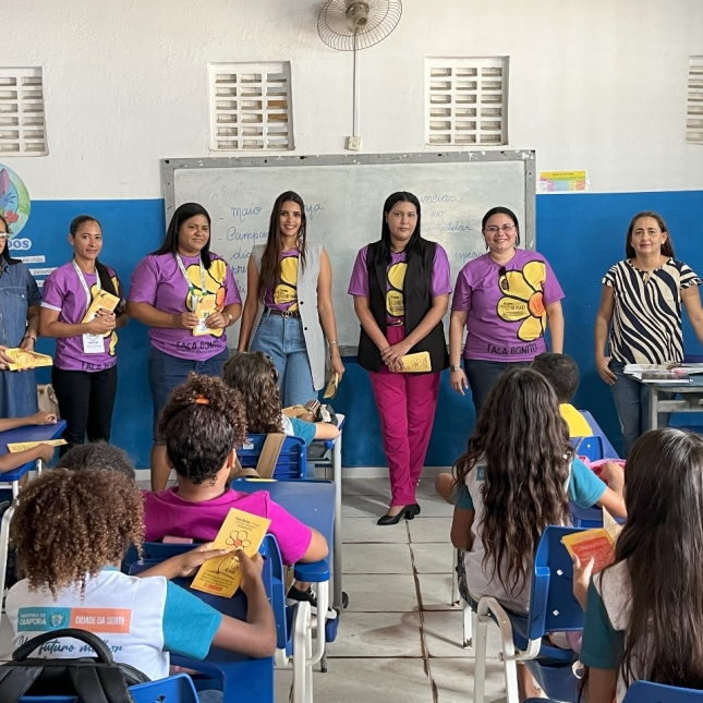 Educação e cuidado: Caaporã promove ação nas escolas contra violência sexual infantil