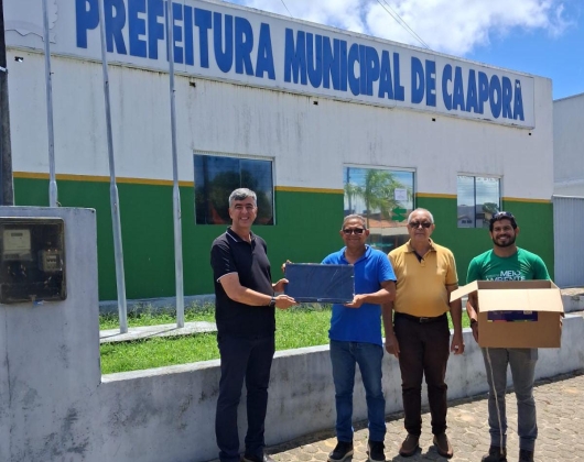 Caaporã recebe primeiro computador recondicionado de programa federal