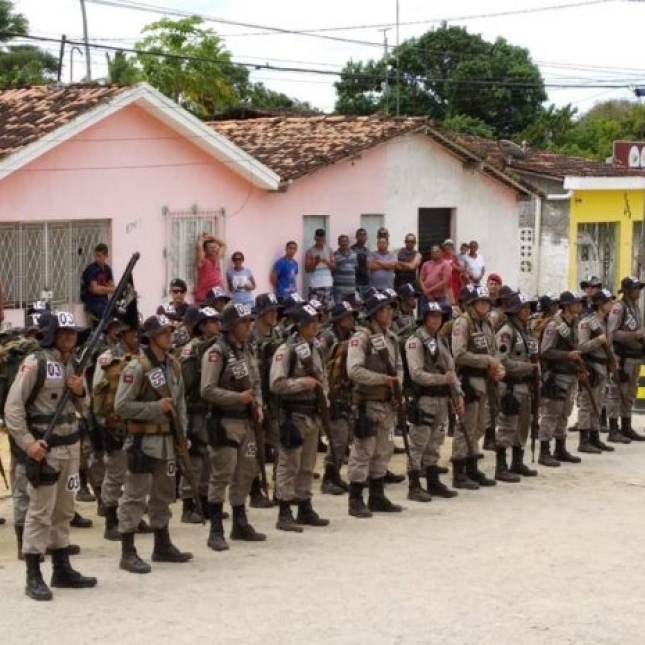 Solenidade marca inauguração do pelotão da Polícia Militar e base da Força Tática, em Caaporã