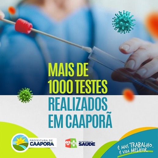 Mais de 1.000 testes são realizados em Caaporã