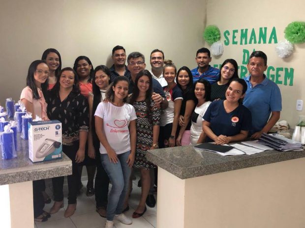 Prefeito de Caaporã participa de evento em alusão a Semana da Enfermagem no Hospital Ana Virgínia