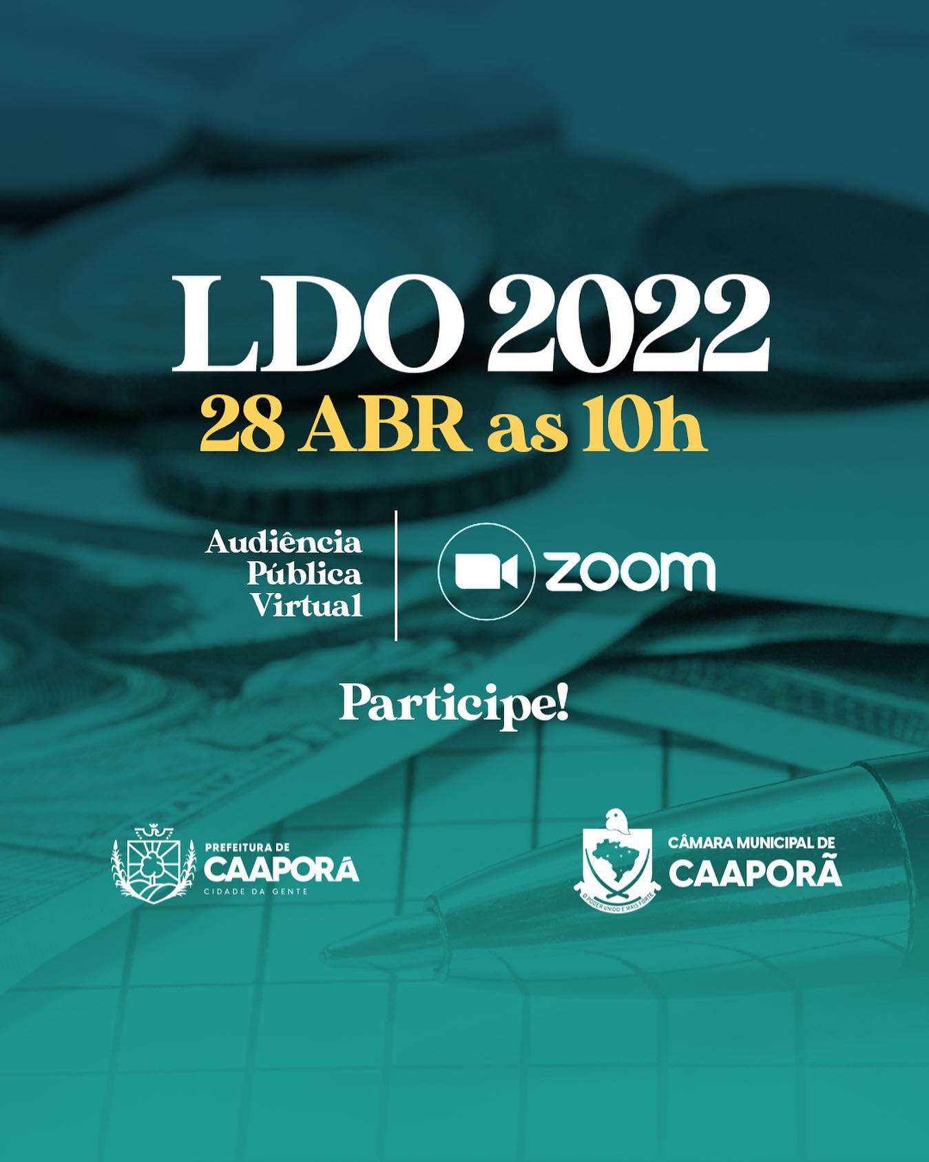 Prefeitura de Caaporã realizará Audiência Pública Virtual 