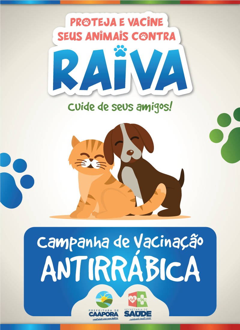 Secretaria de Saúde divulga Campanha de Vacinação Antirrábica