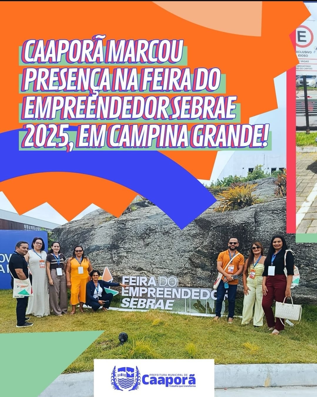 Caaporã participa da Feira do Empreendedor 2025 do Sebrae em Campina Grande