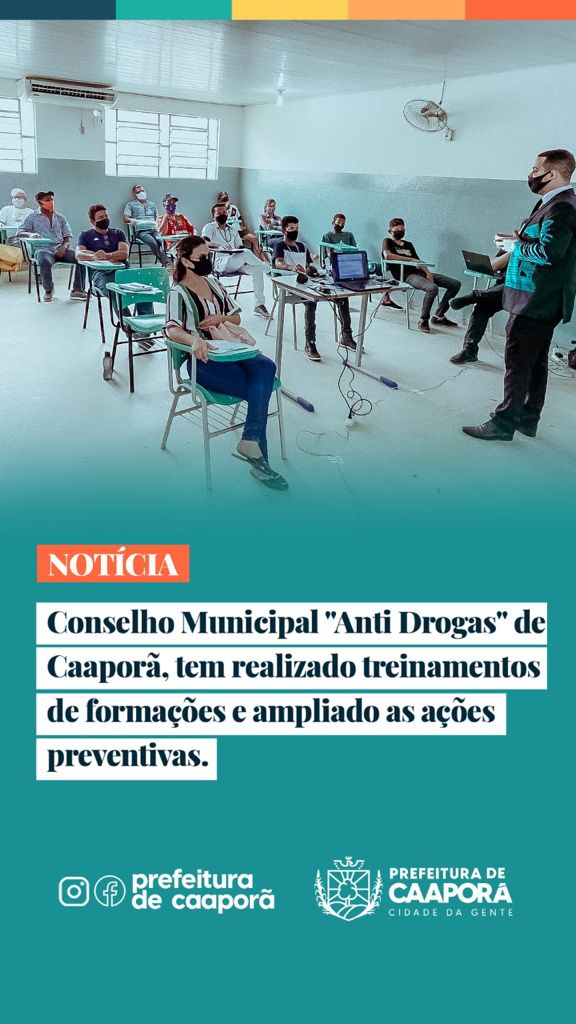 Conselho Municipal "Anti Drogas" de Caaporã desenvolve ações preventivas às drogas