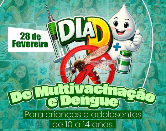 Caaporã realiza Dia D de vacinação contra dengue e multivacinação