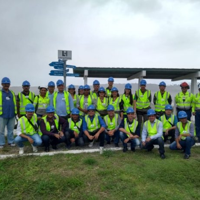 Prefeito de Caaporã, secretários, vereadores e PM visitam fábrica LafargeHolcim