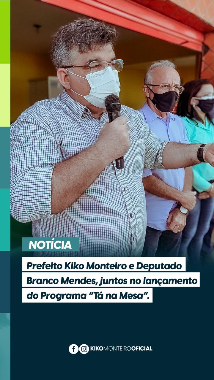 Programa "Tá na Mesa" iniciou-se em Caaporã nesta segunda (12/07)