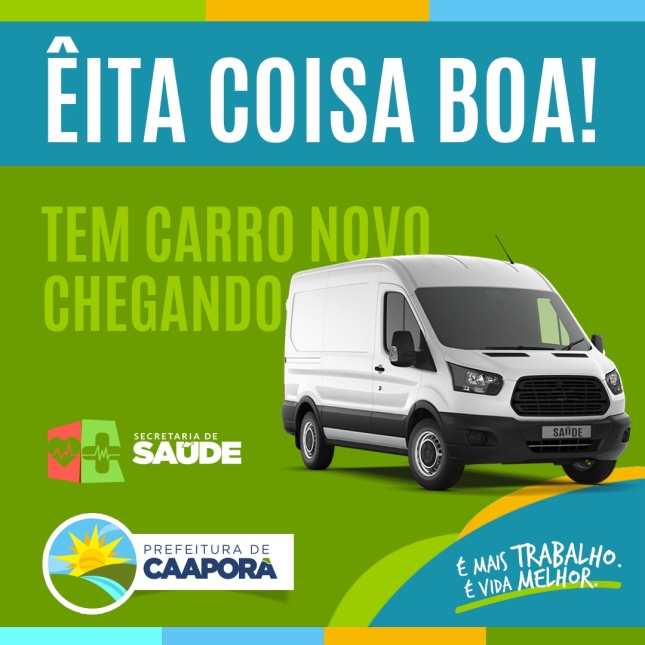 Prefeitura de Caaporã é contemplada com van adaptada para o transporte de pacientes, para o tratamento de saúde