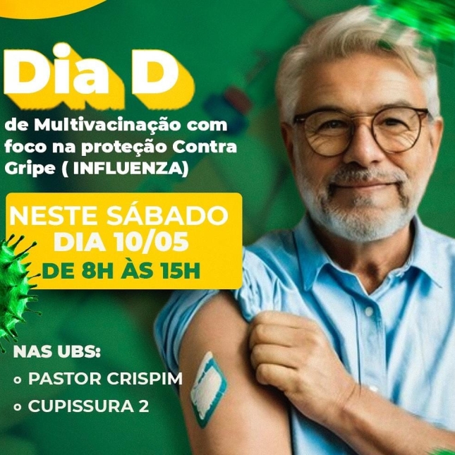 Caaporã realiza Dia D de Multivacinação neste sábado 