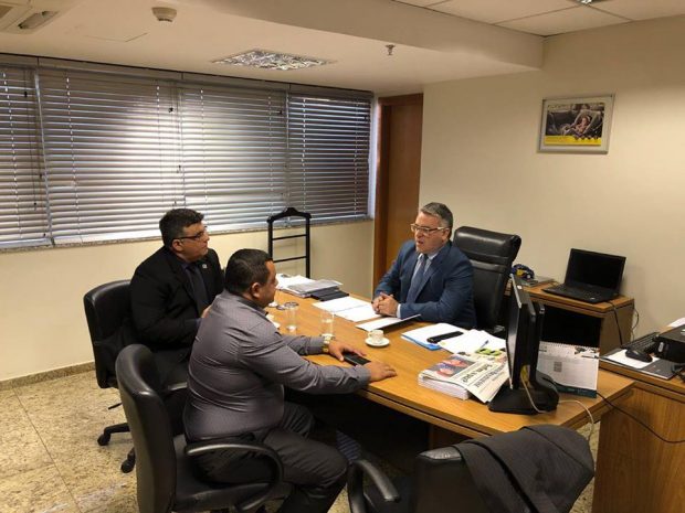 Em reunião no Denatran, prefeito de Caaporã discute municipalização e mobilidade do trânsito